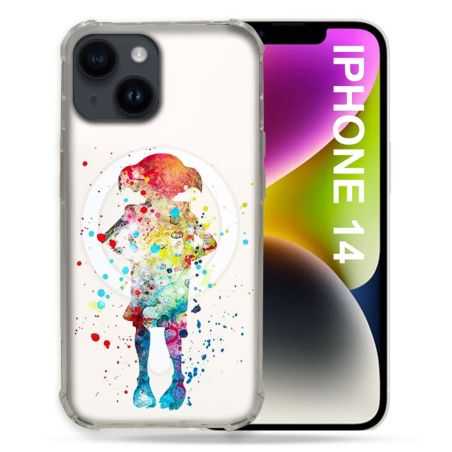 Coque Transparente Compatible MagSafe Pour Iphone 14 (6.1) Dobby Colore