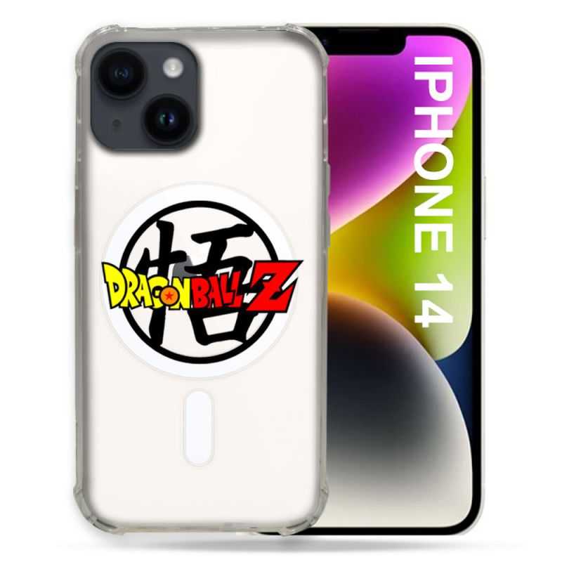 Coque Transparente Compatible MagSafe Pour Iphone 14 (6.1) Dragon Ball Logo