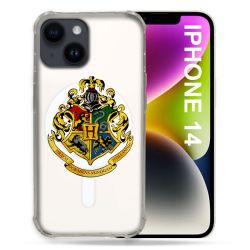 Coque Transparente Compatible MagSafe Pour Iphone 14 (6.1) Harry Potter Poudlard