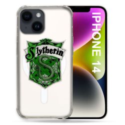 Coque Transparente Compatible MagSafe Pour Iphone 14 (6.1) Harry Potter Slytherin