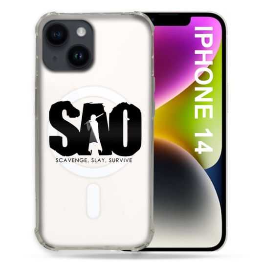 Coque Transparente Compatible MagSafe Pour Iphone 14 (6.1) SAO