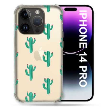 Coque Transparente Pour Iphone 14 Pro (6.1) Cactus