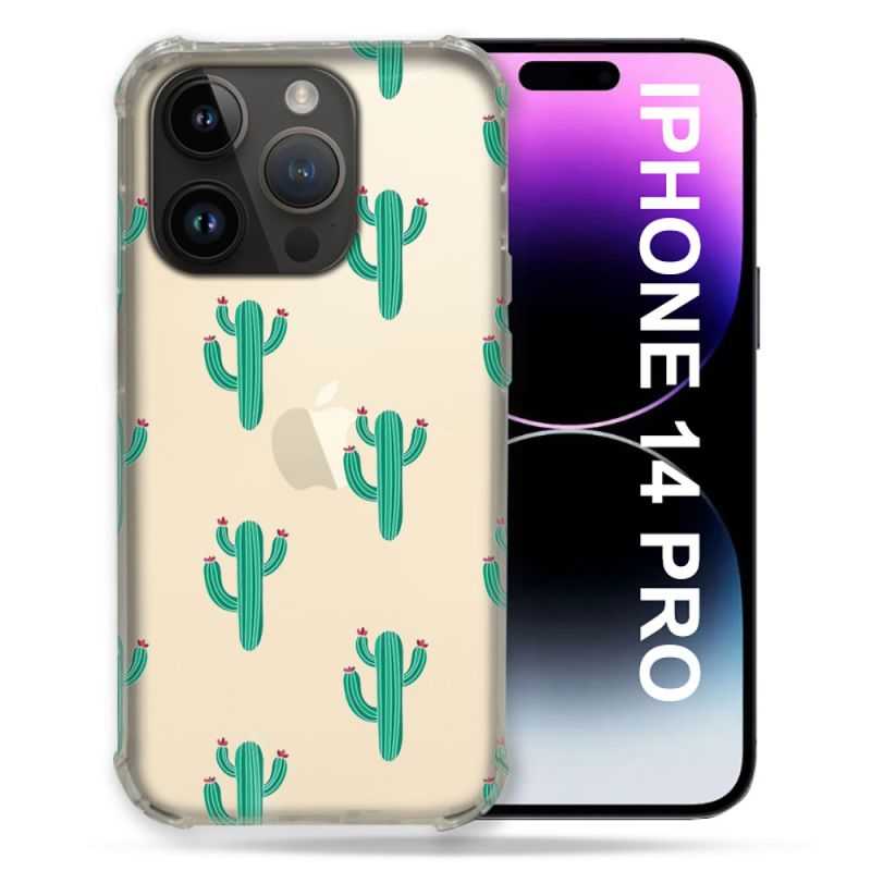 Coque Transparente Pour Iphone 14 Pro (6.1) Cactus