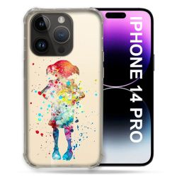 Coque Transparente Pour Iphone 14 Pro (6.1) Dobby Colore