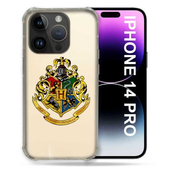 Coque Transparente Pour Iphone 14 Pro (6.1) Harry Potter Poudlard