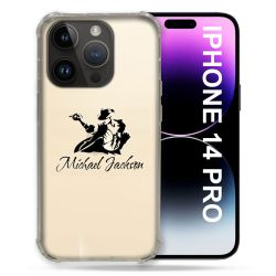 Coque Transparente Pour Iphone 14 Pro (6.1) Michael Jackson