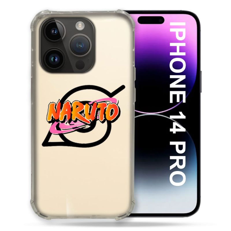 Coque Transparente Pour Iphone 14 Pro (6.1) Naruto Logo