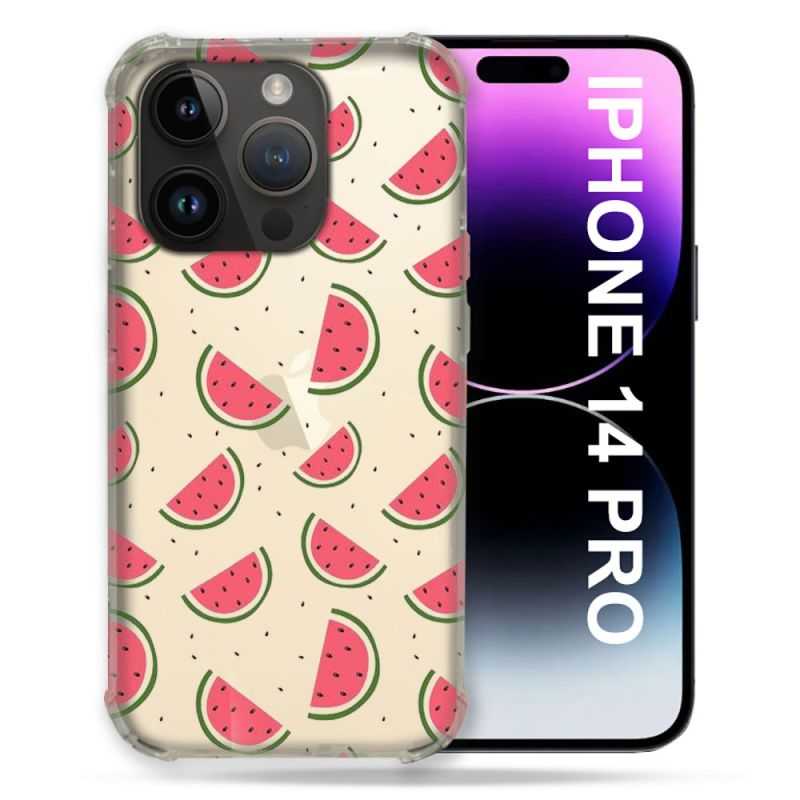 Coque Transparente Pour Iphone 14 Pro (6.1) Pasteque