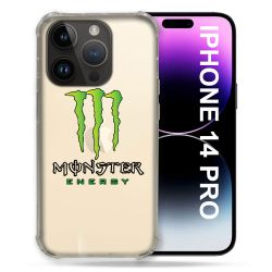 Coque Transparente Pour Iphone 14 Pro (6.1) Monster Energy