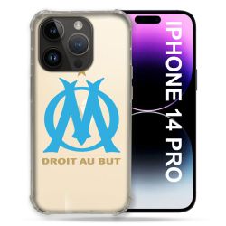 Coque Transparente Pour Iphone 14 Pro (6.1) Olympique Marseille OM