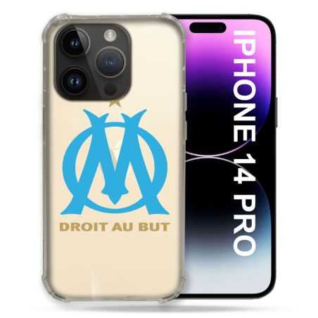 Coque Transparente Pour Iphone 14 Pro (6.1) Olympique Marseille OM