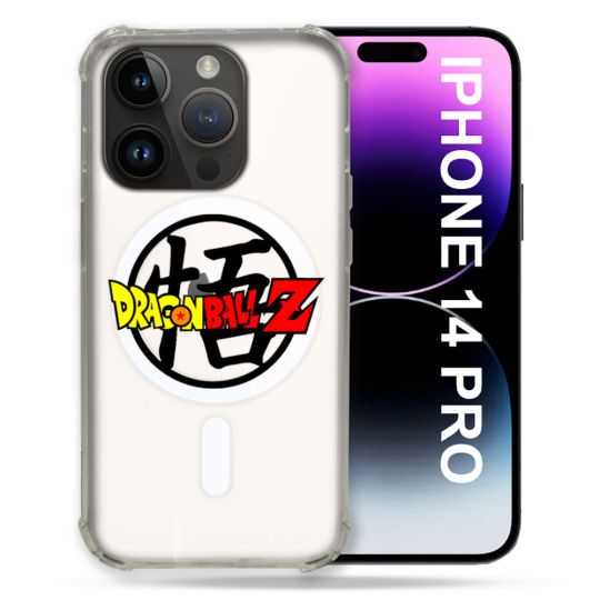 Coque Transparente Compatible MagSafe Pour Iphone 14 Pro (6.1) Dragon Ball Logo