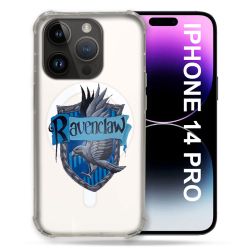 Coque Transparente Compatible MagSafe Pour Iphone 14 Pro (6.1) Harry Potter Ravenclaw