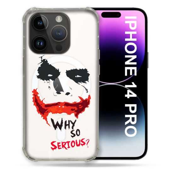 Coque Transparente Compatible MagSafe Pour Iphone 14 Pro (6.1) Joker