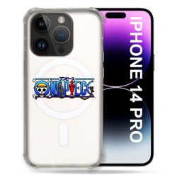 Coque Transparente Compatible MagSafe Pour Iphone 14 Pro (6.1) One Piece Logo