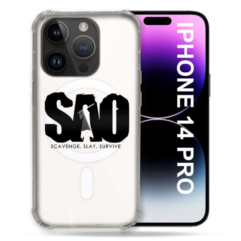 Coque Transparente Compatible MagSafe Pour Iphone 14 Pro (6.1) SAO