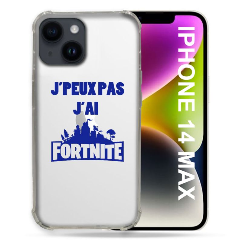 Coque Transparente Pour Iphone 14 Plus (6.7) Jpeux pas jai Fortnite