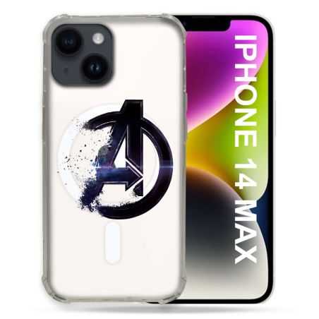 Coque Transparente Compatible MagSafe Pour Iphone 14 Plus (6.7) Avenger