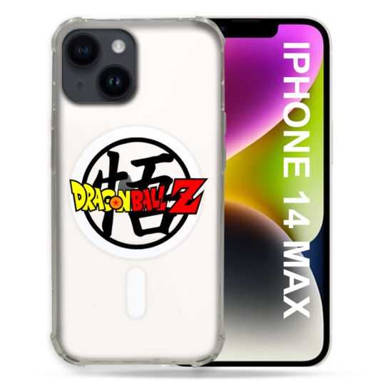 Coque Transparente Compatible MagSafe Pour Iphone 14 Plus (6.7) Dragon Ball Logo