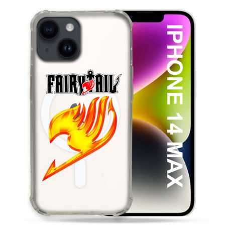 Coque Transparente Compatible MagSafe Pour Iphone 14 Plus (6.7) Fairy Tail