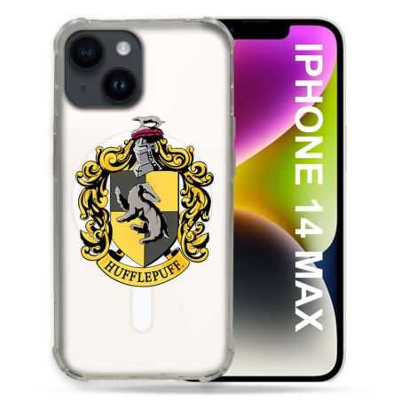 Coque Transparente Compatible MagSafe Pour Iphone 14 Plus (6.7) Harry Potter Hufflepuff
