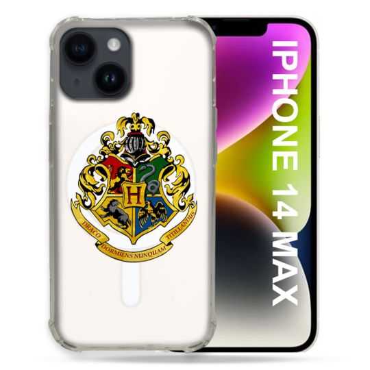 Coque Transparente Compatible MagSafe Pour Iphone 14 Plus (6.7) Harry Potter Poudlard