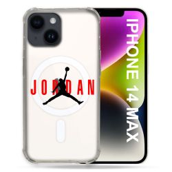 Coque Transparente Compatible MagSafe Pour Iphone 14 Plus (6.7) Jordan