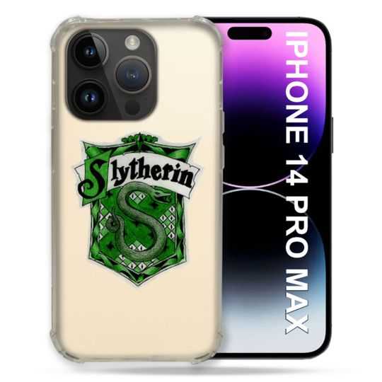 Coque Transparente Pour Iphone 14 Pro Plus (6.7) Harry Potter Slytherin