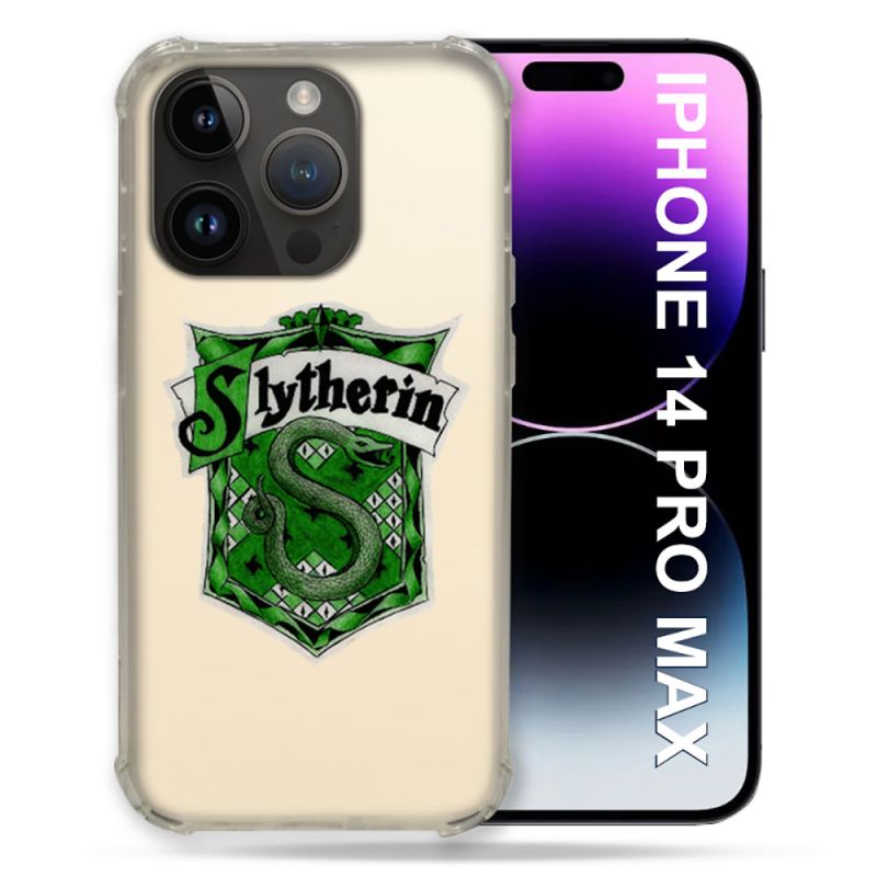 Coque Transparente Pour Iphone 14 Pro Plus (6.7) Harry Potter Slytherin
