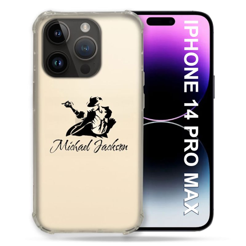 Coque Transparente Pour Iphone 14 Pro Plus (6.7) Michael Jackson