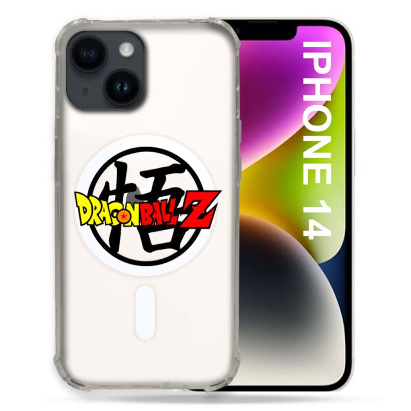 Coque Transparente Compatible MagSafe Pour Iphone 14 Pro Plus (6.7) Dragon Ball Logo