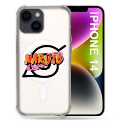 Coque Transparente Compatible MagSafe Pour Iphone 14 Pro Plus (6.7) Naruto Logo
