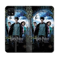 Housse cuir portefeuille Pour Samsung Galaxy A22 5G Harry Potter Azkaban