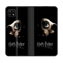 Housse cuir portefeuille Pour Samsung Galaxy A22 5G Harry Potter Hollows Dobby