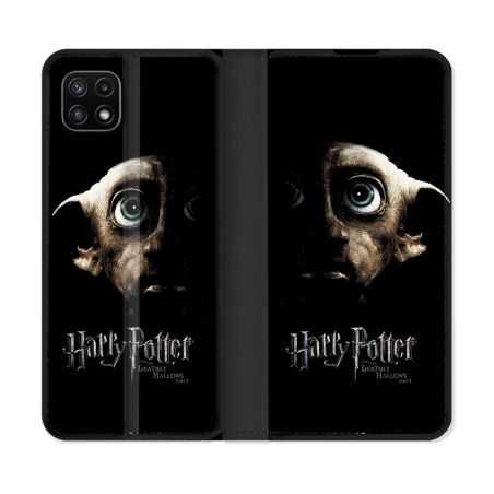 Housse cuir portefeuille Pour Samsung Galaxy A22 5G Harry Potter Hollows Dobby
