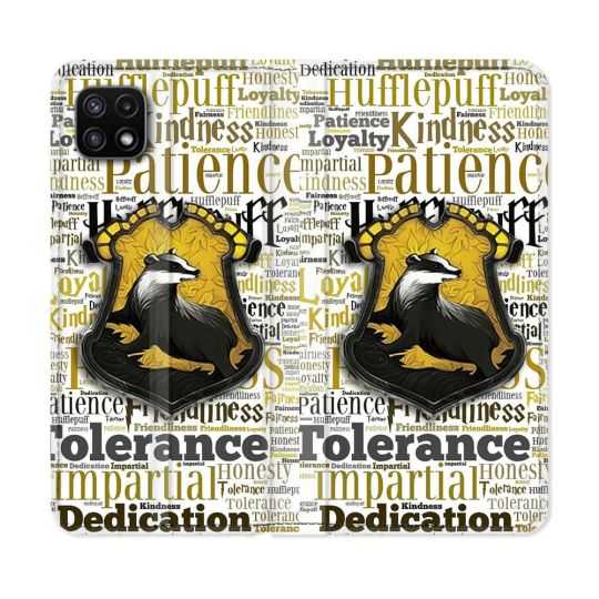 Housse cuir portefeuille Pour Samsung Galaxy A22 5G Harry Potter Poursouffle