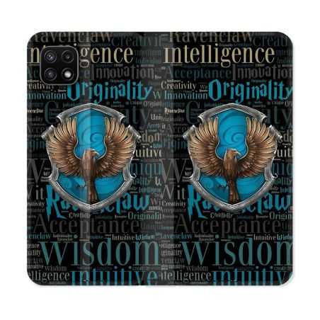 Housse cuir portefeuille Pour Samsung Galaxy A22 5G Harry Potter Serdaigle