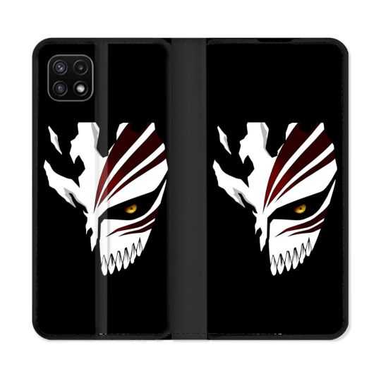 Housse cuir portefeuille Pour Samsung Galaxy A22 5G Manga Bleach Masque