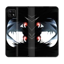Housse cuir portefeuille Pour Samsung Galaxy A22 5G Manga Death Note L