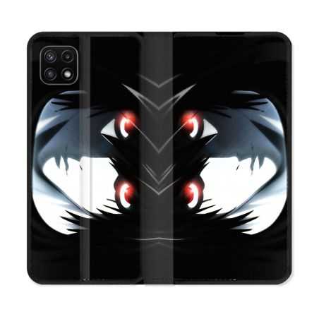 Housse cuir portefeuille Pour Samsung Galaxy A22 5G Manga Death Note L