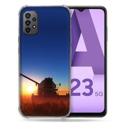 Coque Pour Samsung Galaxy A23 5G Agriculture Moissonneuse Soleil