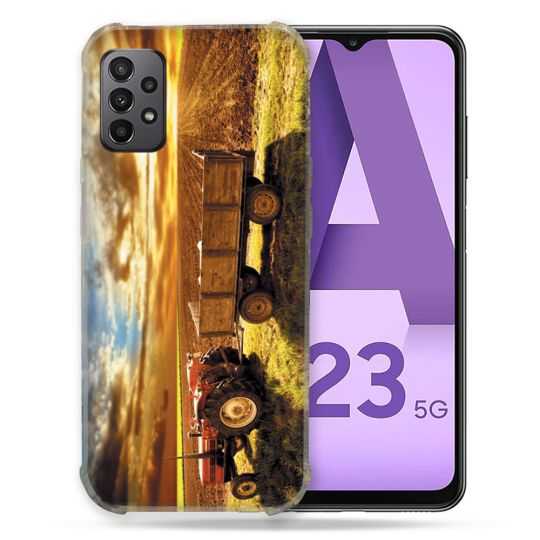 Coque Pour Samsung Galaxy A23 5G Agriculture Tracteur Color