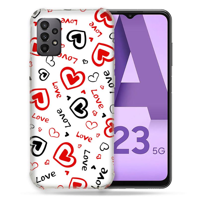Coque Pour Samsung Galaxy A23 5G Amour Love
