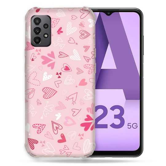 Coque Pour Samsung Galaxy A23 5G Amour Ptis Coeurs