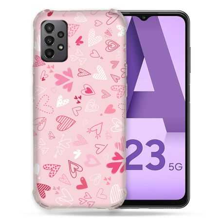 Coque Pour Samsung Galaxy A23 5G Amour Ptis Coeurs