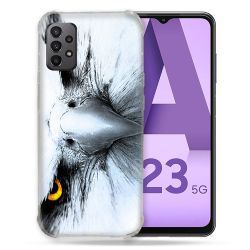 Coque Pour Samsung Galaxy A23 5G Animal Aigle Royal Blanc