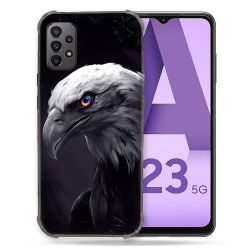 Coque Pour Samsung Galaxy A23 5G Animal Aigle Royal Noir