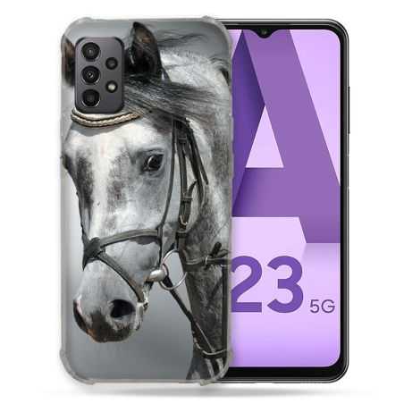 Coque Pour Samsung Galaxy A23 5G Animal Cheval Blanc