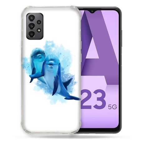 Coque Pour Samsung Galaxy A23 5G Animal Dauphin Duo