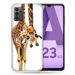 Coque Pour Samsung Galaxy A23 5G Animal Girafe Blanche